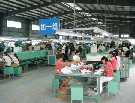 China shoes factory